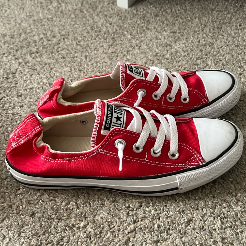 Converse all star slip on size 8